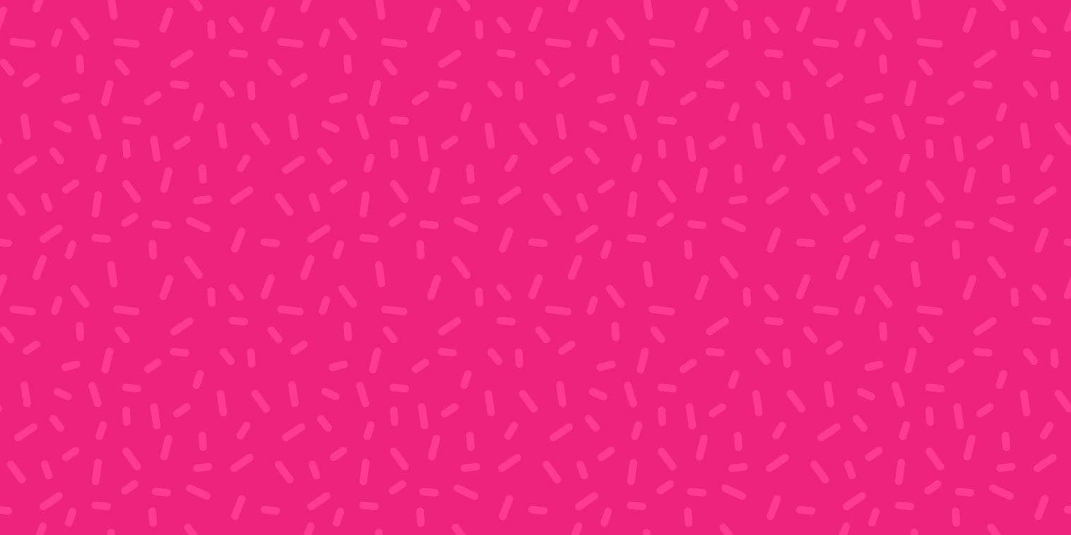 Pink Background with off color sprinkles