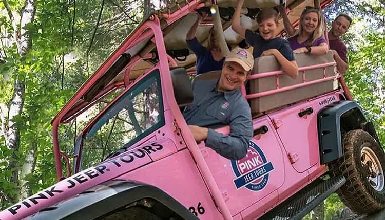 Pink Jeep