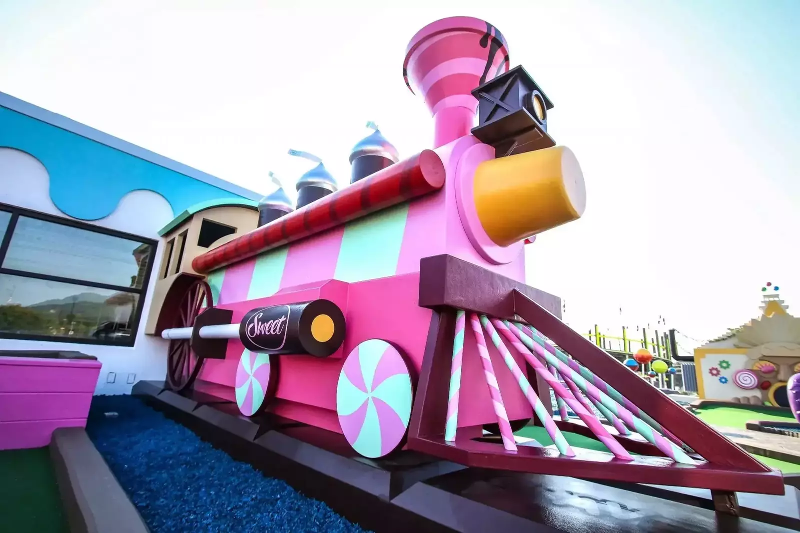 giant candy train