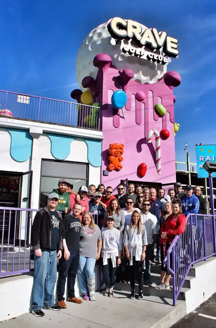 group at crave golf pigeon forge