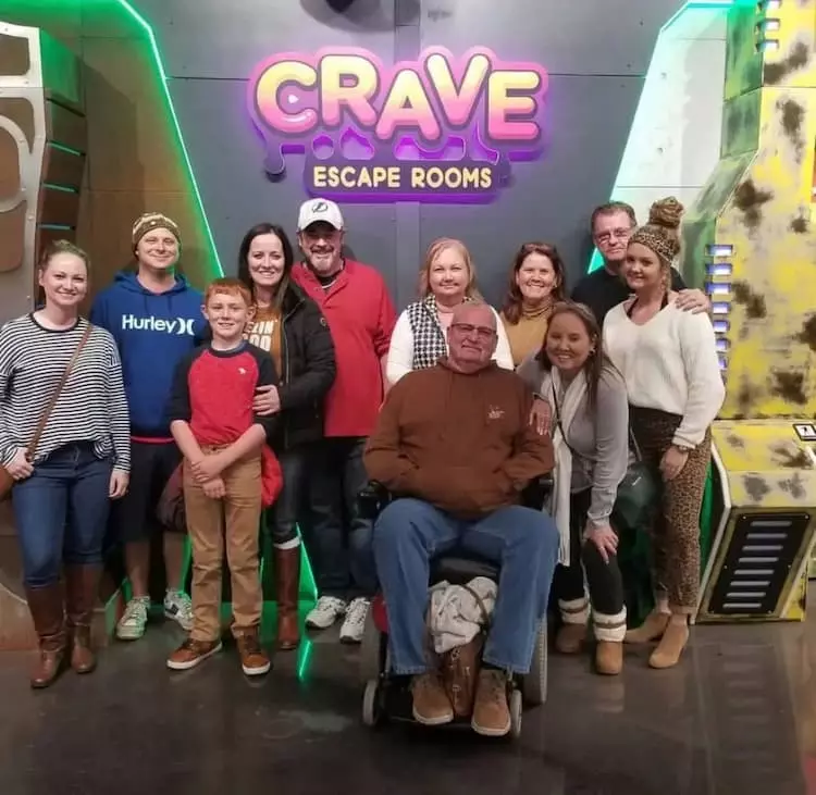 group at crave mini golf
