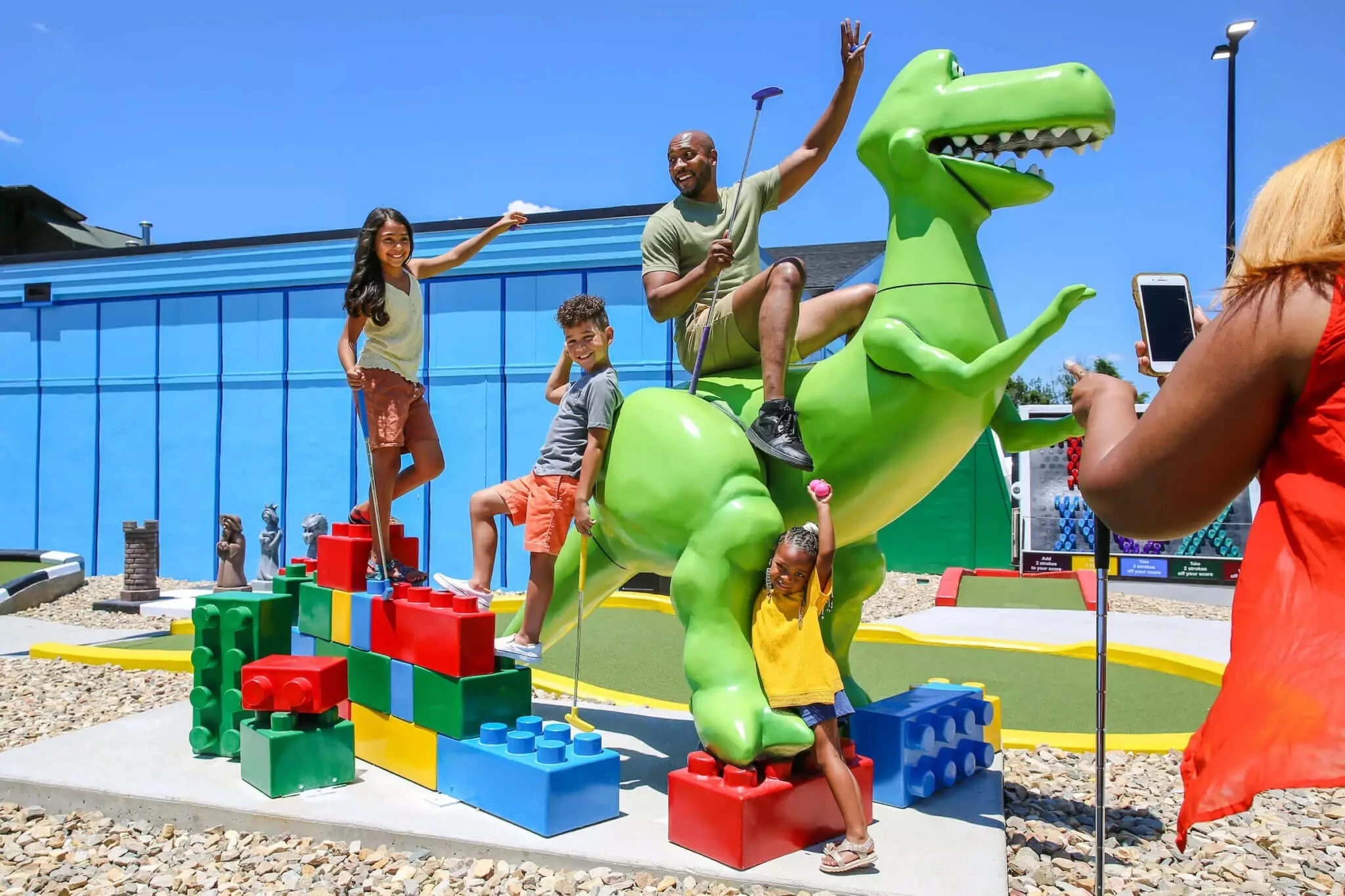 toy box mini golf - part of pigeon forge park hopper pass