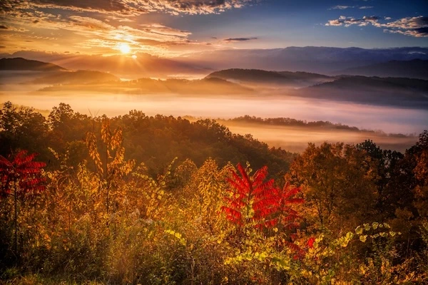 autumn in the smokies